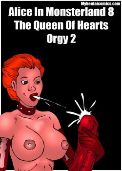 Cover Alice In Monsterland 8 – The Queen Of Hearts Orgy 2