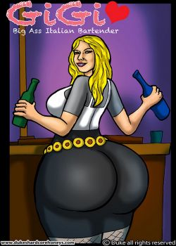 Cover Gigi – Big Ass Italian Bartender 1