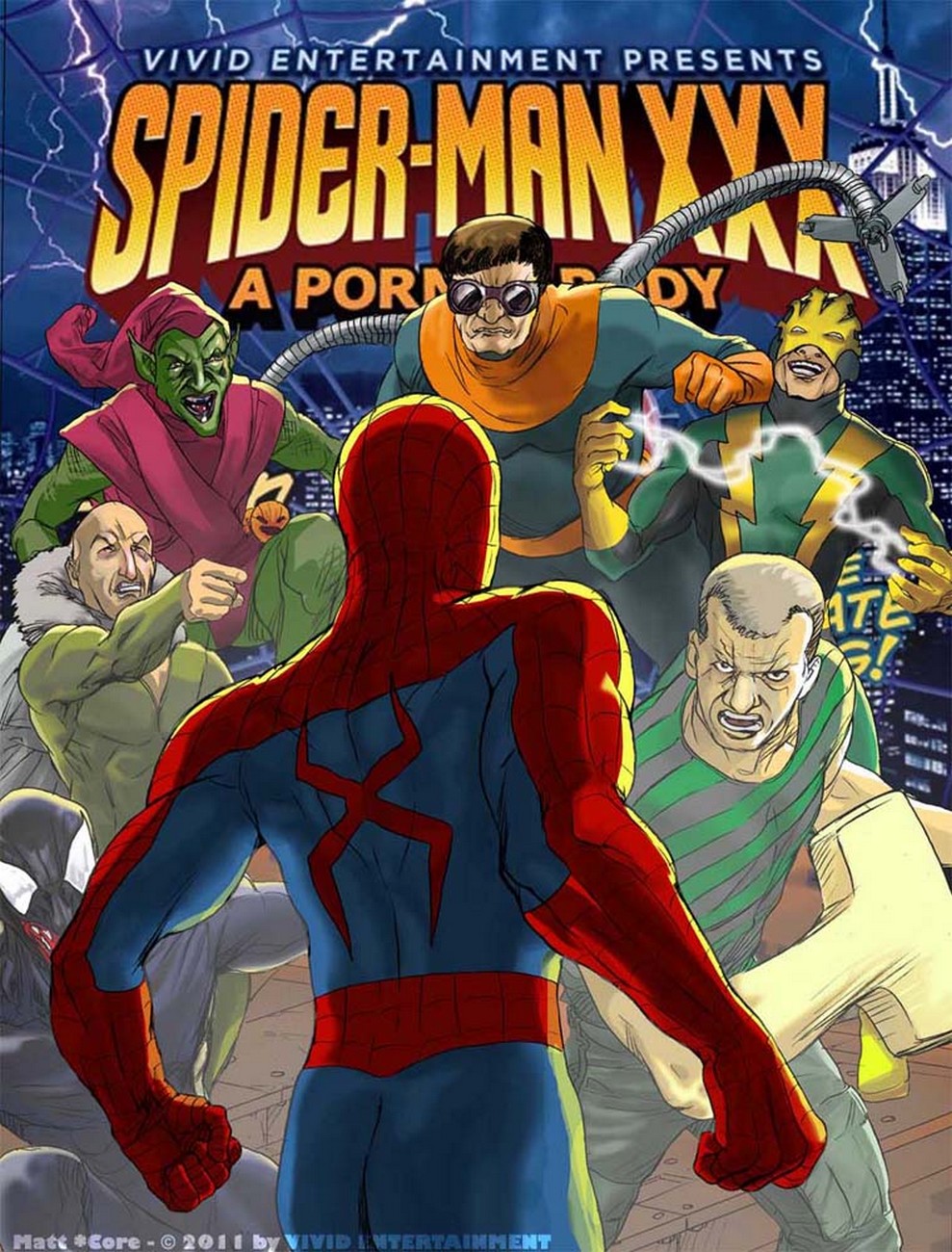 Cover Spiderman XXX