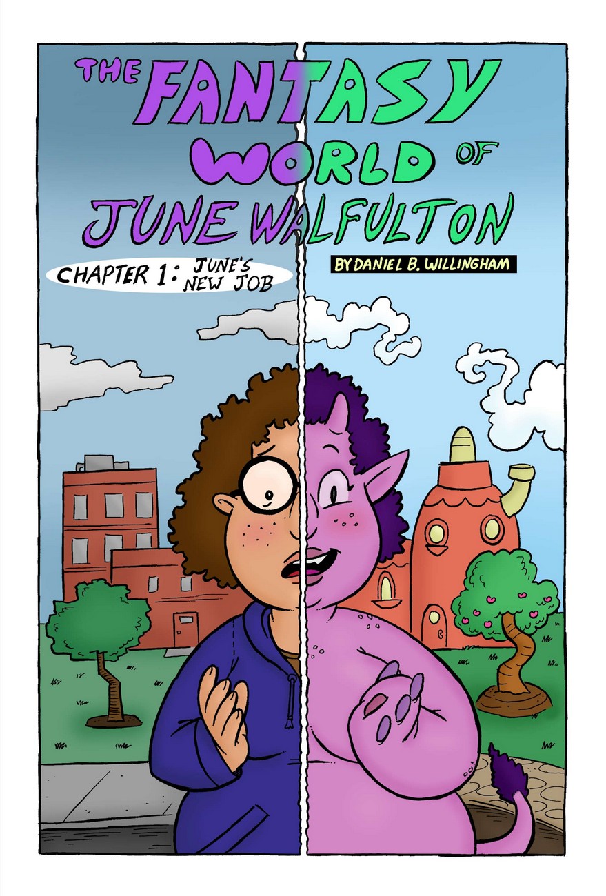 Cover The Fantasy World Of June Walfulton 1