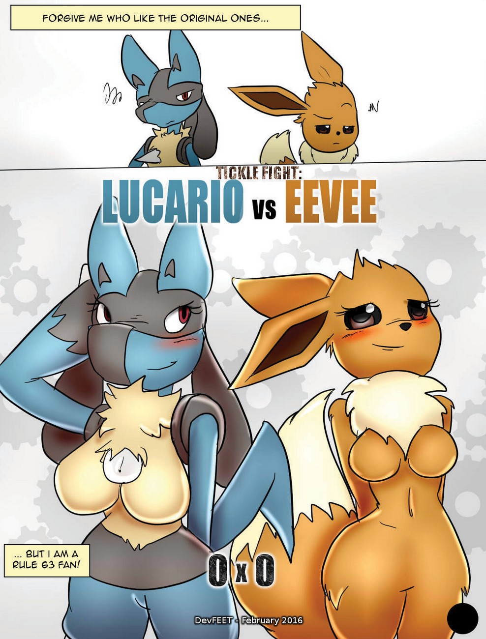 Cover Tickle Fight – Lucario vs Eevee