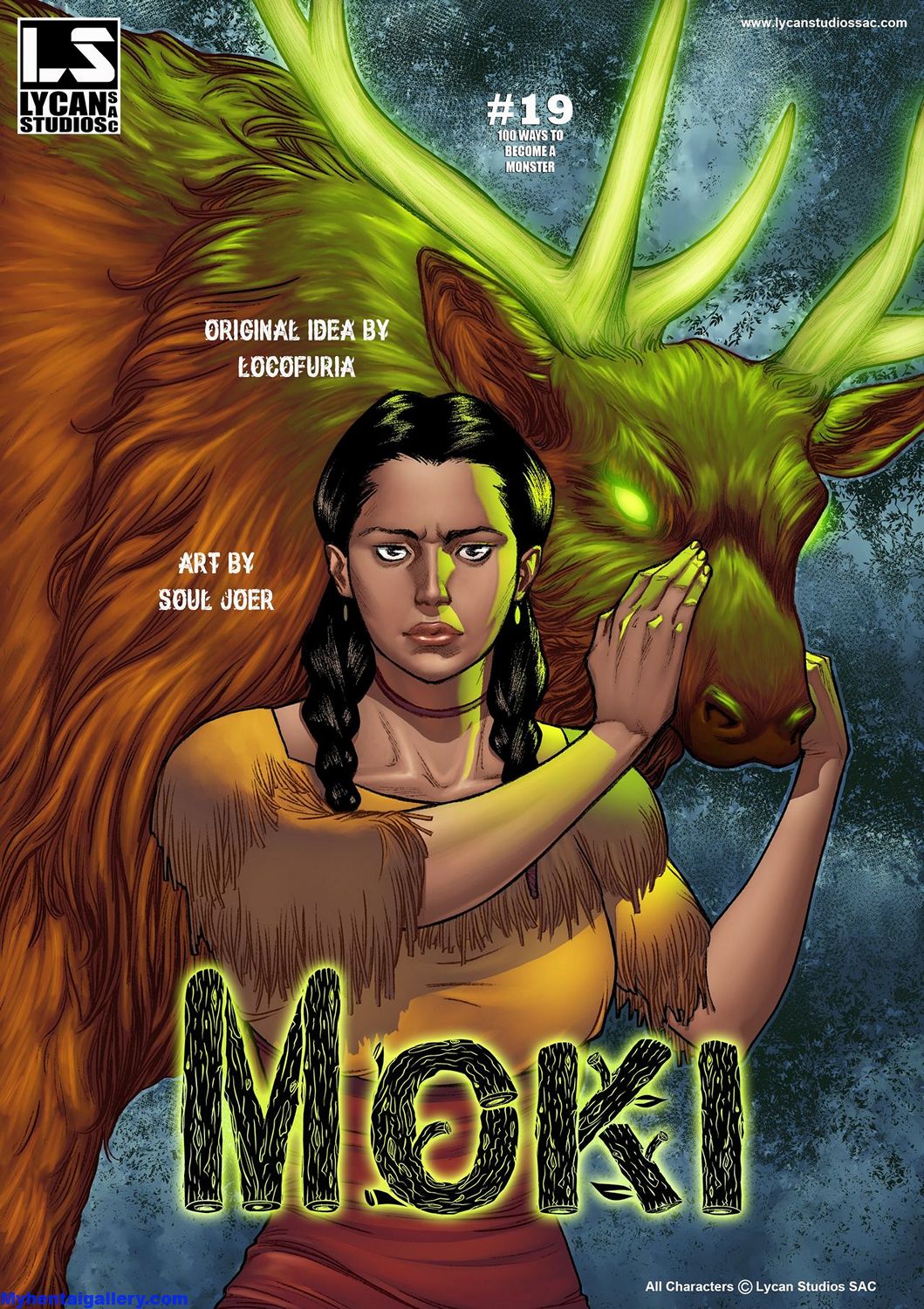 Cover 100 Ways To Become A Monster 19 – Moki
