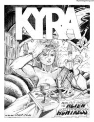 Cover Kyra 1 – Kyra Meets The Alien Huntress