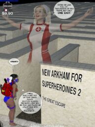 Cover New Arkham For Superheroines 2 – The Great Escape
