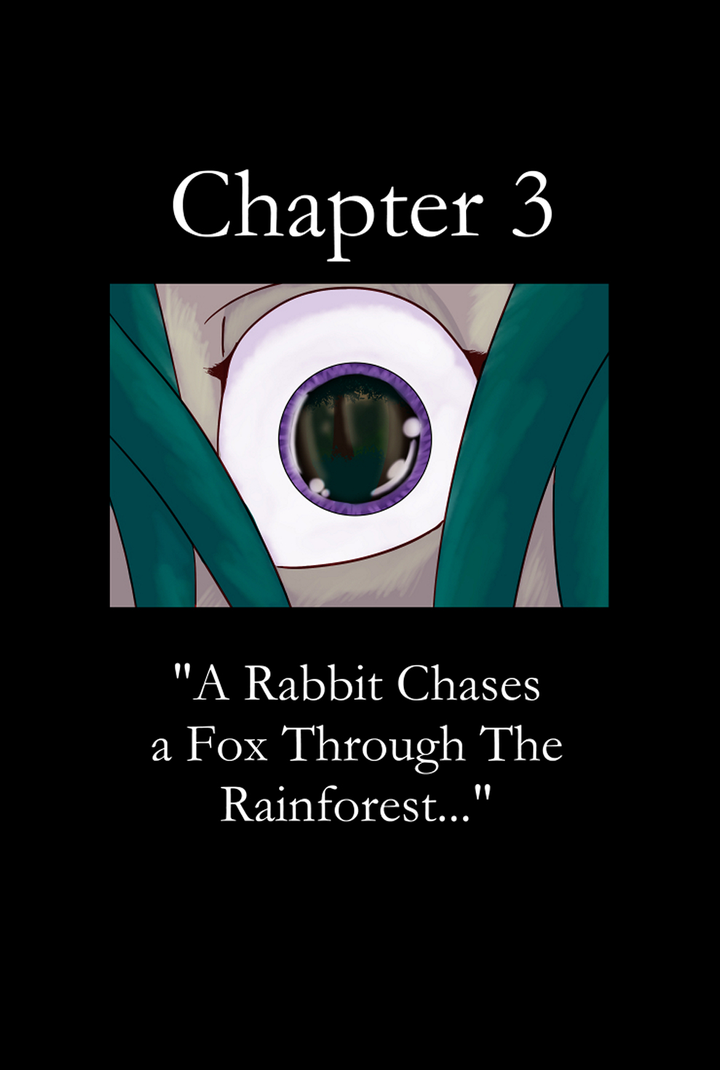 Cover The Broken Mask 3 – A Rabbit Chases A Fox Through The Rainforest