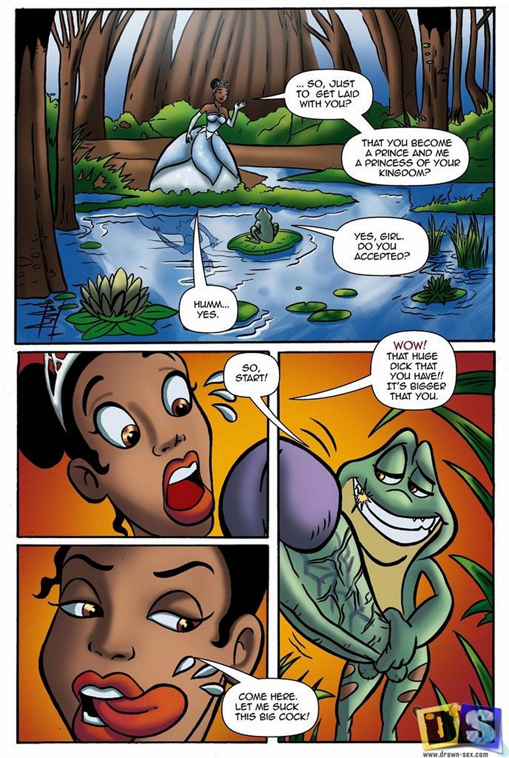 Princess and the frog porn comics