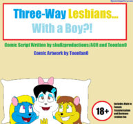 Cover Three-Way Lesbians With A Boy