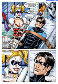 Cover Batman And Nightwing Discipline Harley Quinn
