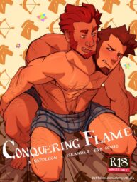 Cover Conquering Flame – A Napoleon x Iskandar Fancomic
