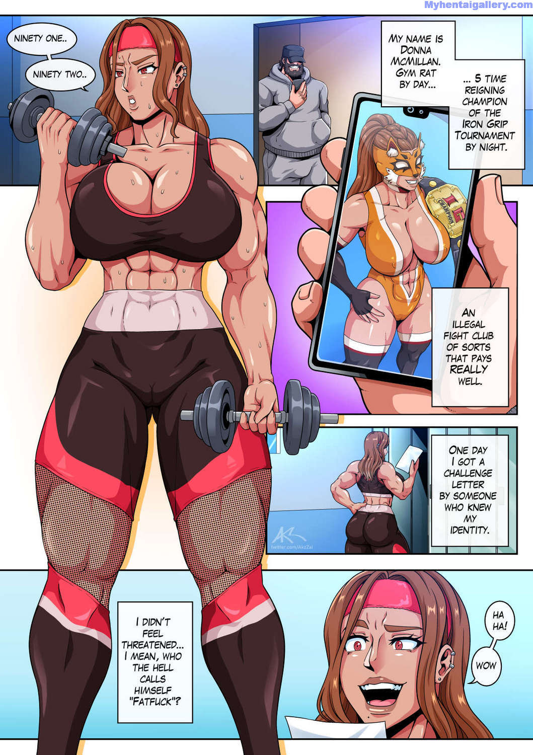 Muscle girl hentai