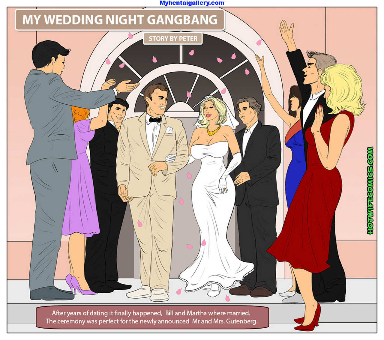 Cover My Wedding Night Gangbang