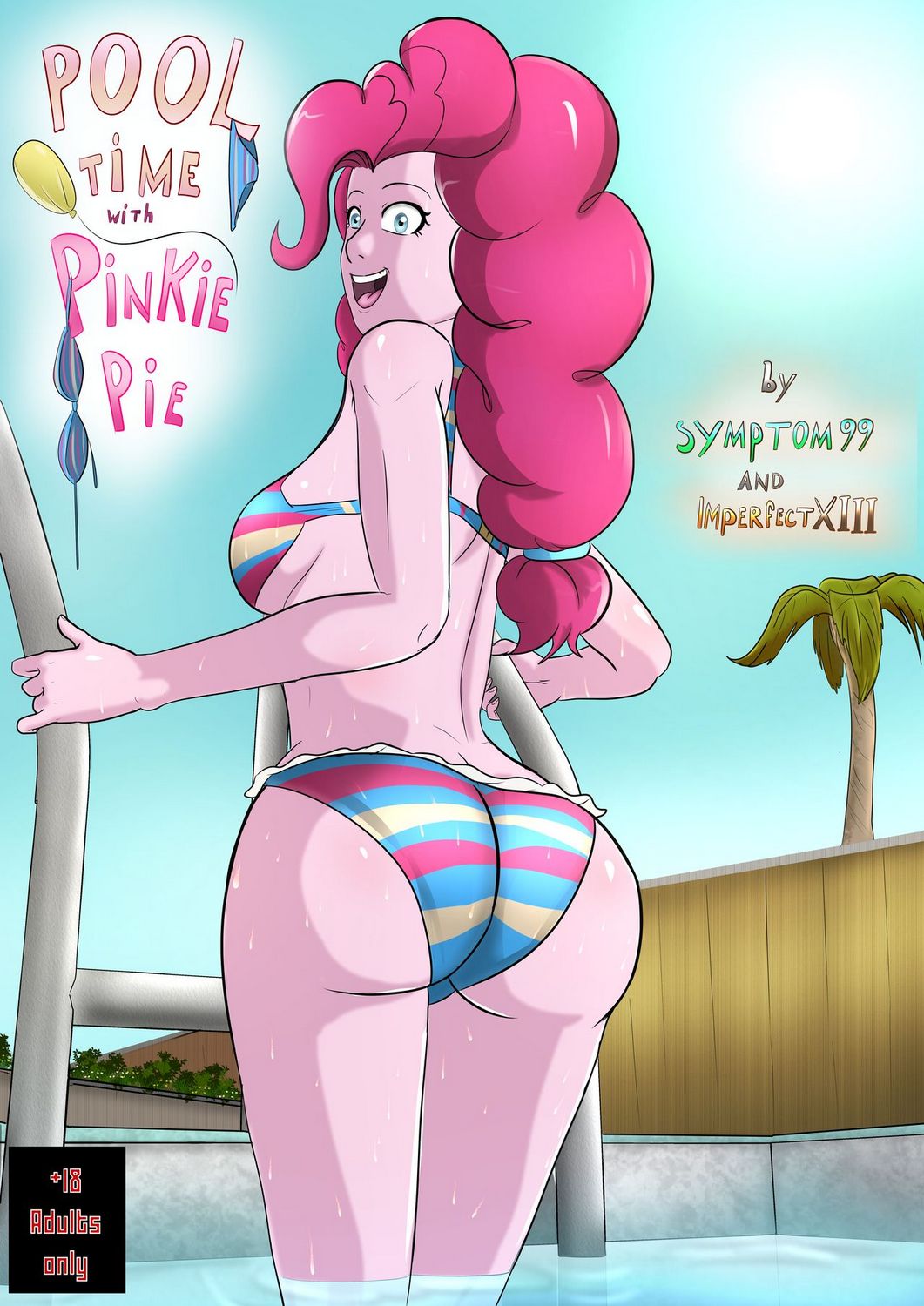 Cover Pool Time With Pinkie Pie