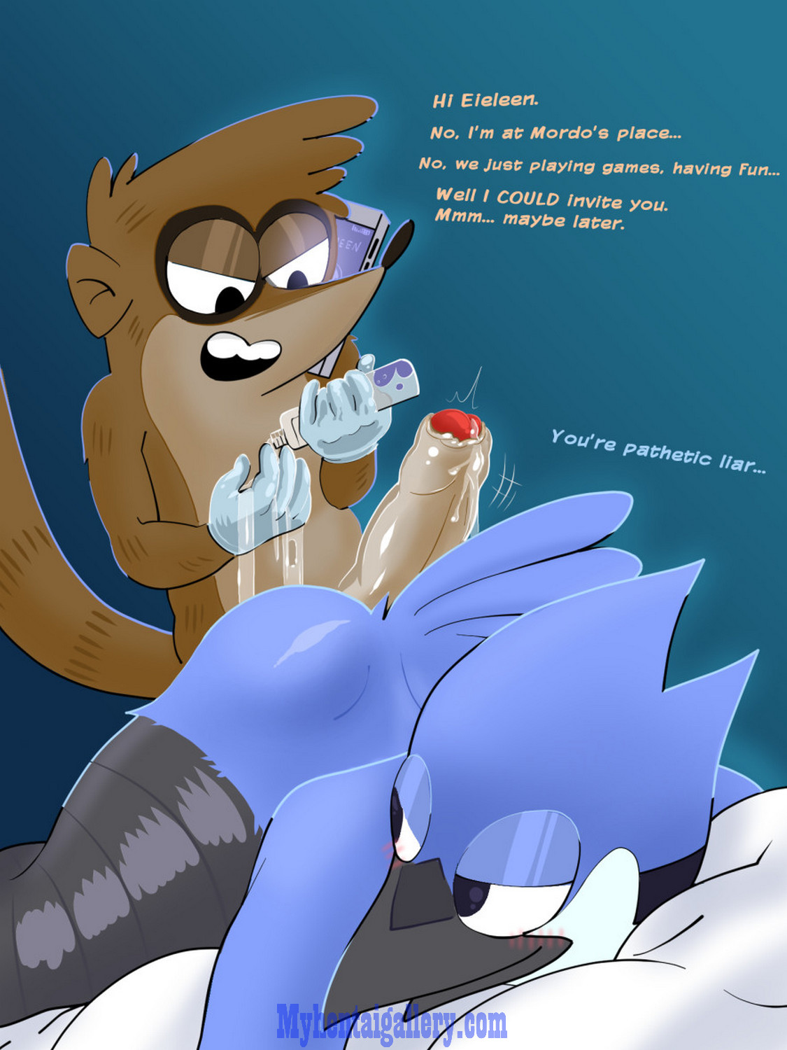 Ver comics porno de regular show