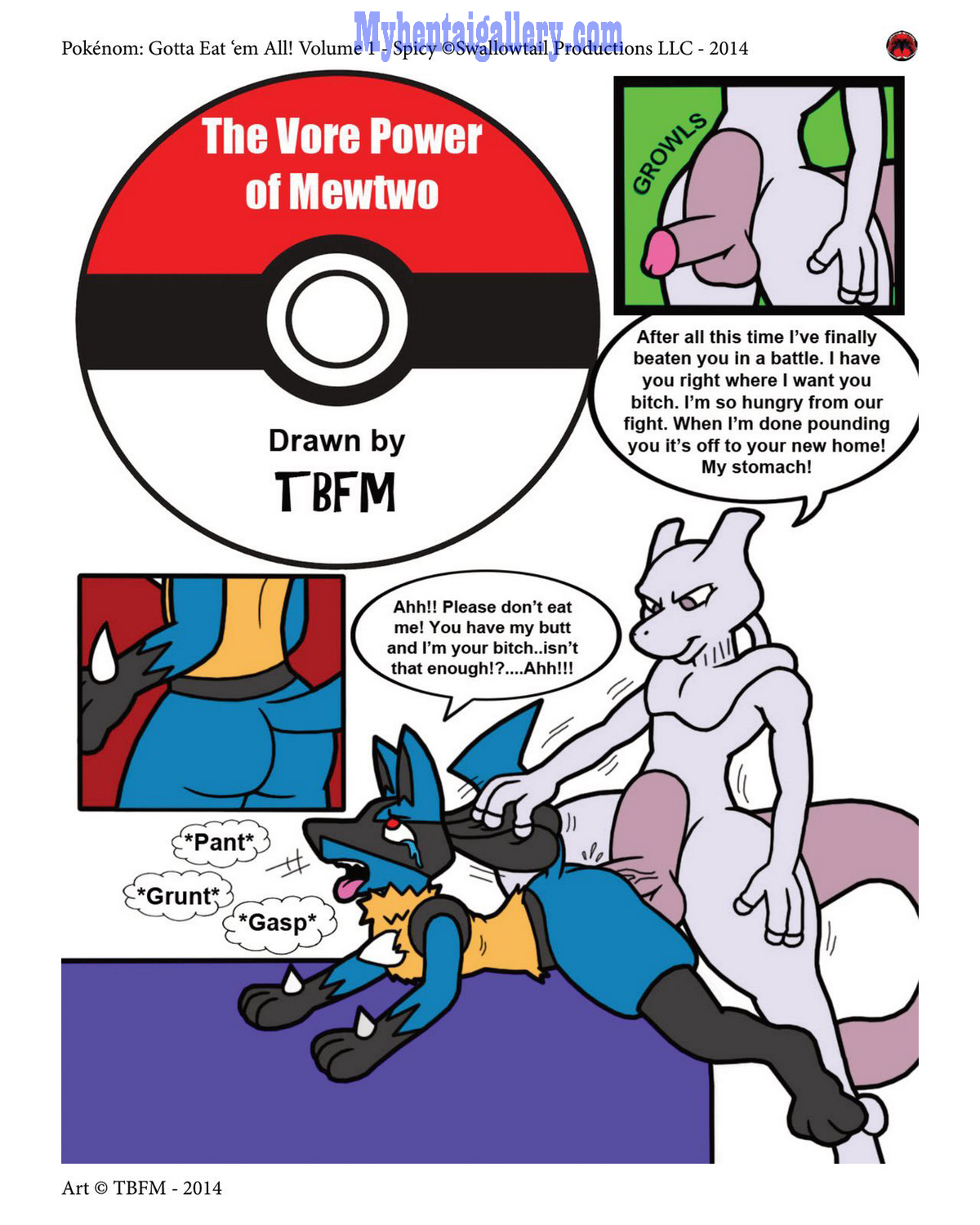 Mewtwo Porn - The Vore Power Of Mewtwo - MyHentaiGallery Free Porn Comics and Sex Cartoons