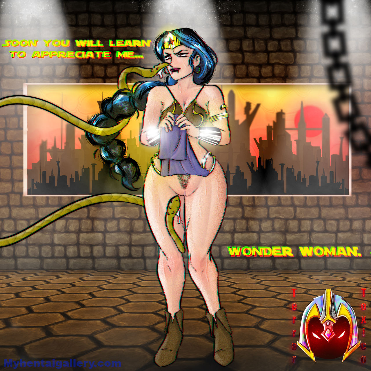 Cover Wonder Woman X Jabba The Hutt