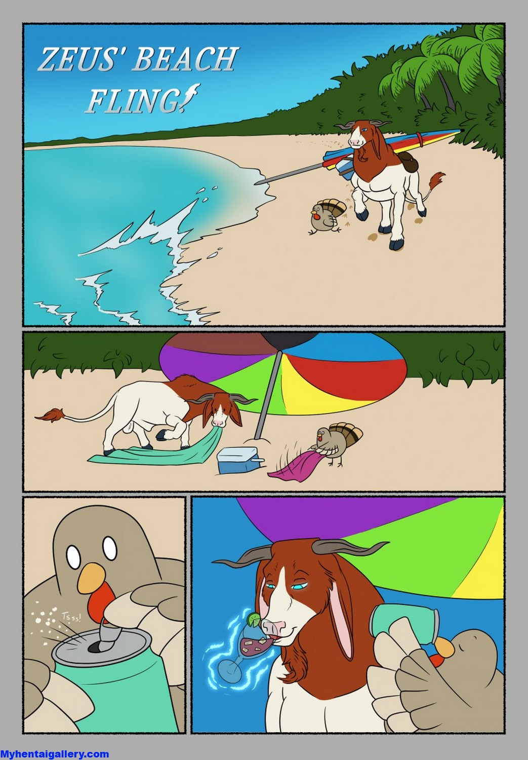 Cover Zeus’ Beach Fling!